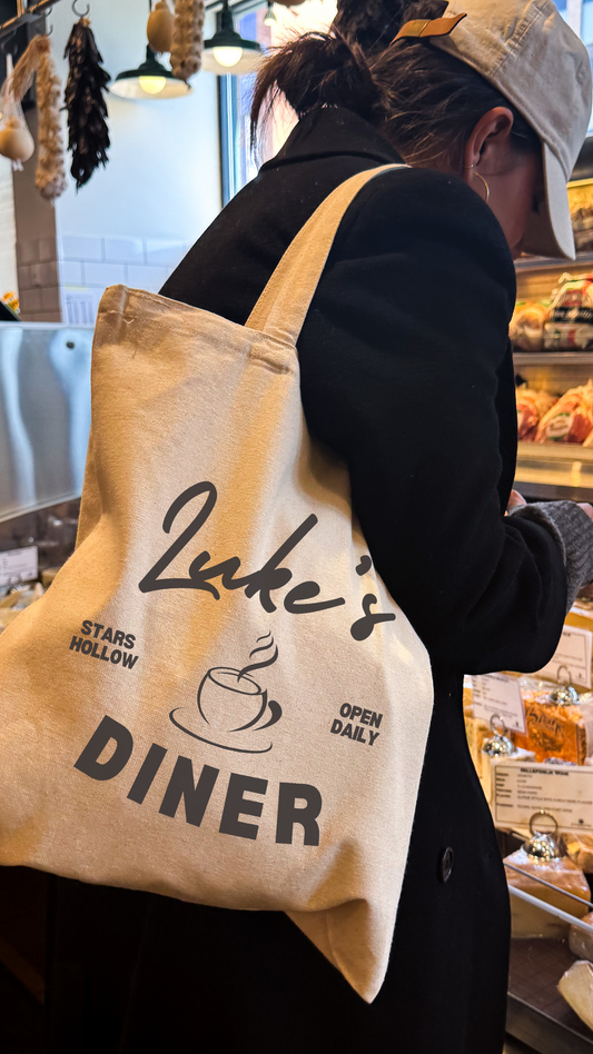 LUKES DINER OPEN DAILY TOTE BAG