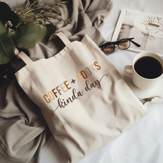 COFFEE & BOOKS TOTE BAG