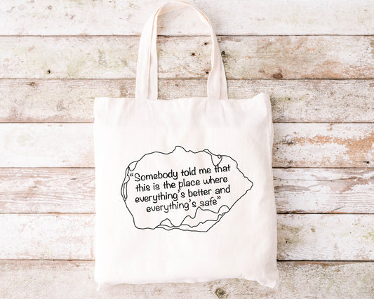 KARENS QUOTE TOTE BAG