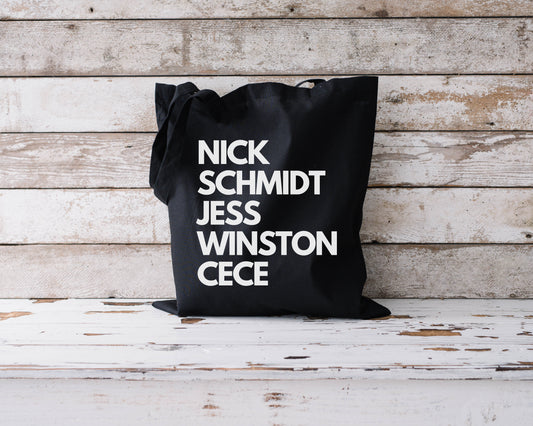 NEW GIRL CAST TOTE BAG