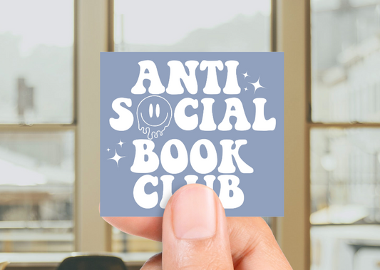 ANTI SOCIAL BOOK CLUB STICKER