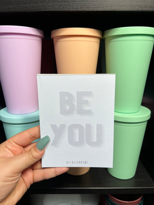 BE YOU NOTEPAD