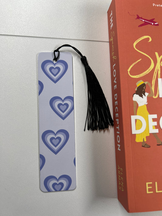 PURPLE HEARTS BOOKMARK