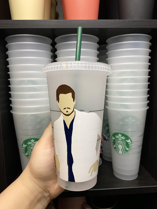Mark Sloan McSteamy, Grey's Anatomy | It's A Beautiful Day to Save Lives Starbucks Frosted Cup. Custom Starbucks Hot and Cold cups. Choose from over 100 designs and colour combinations or customize your own. Toronto, ON, Canada. Ship Worldwide.
