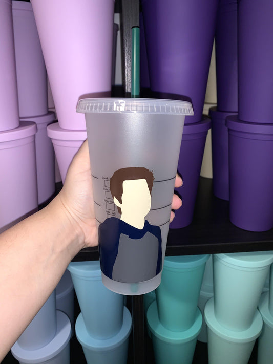 Teen Wolf Stiles Stilinski Starbucks Frosted Cup. Custom Starbucks Hot and Cold cups. Choose from over 100 designs and colour combinations or customize your own. Toronto, ON, Canada. Ship Worldwide. TV Shows. Dylan O'Brien.